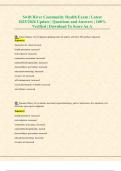 Swift River Community Health Exam &vert; Latest 2025&sol;2026 Update &vert; Questions and Answers &vert; 100&percnt; Verified &vert; Download To Score An A