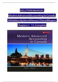Solution manual for modern advanced accounting in canada 9th edition hilton murray LATEST UPDATE&excl;&excl;&excl;&excl;