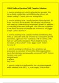 OB &num;4 StuDocu Questions With Complete Solutions