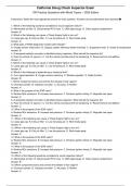 Smog Check Inspector Exam CA 2025 Mixed topic questions and answers 