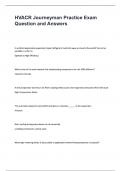 HVACR Journeyman Practice Exam Question and Answers