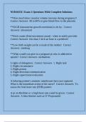 NUR1025C Exam 1 Questions With Complete Solutions
