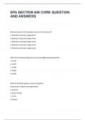 EPA SECTION 608 CORE QUESTION AND ANSWERS&period;