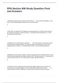 EPA Section 608 Study Questions and Answers &lpar;2025 &sol; 2026&rpar; &lpar;Verified Answers&rpar;