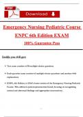 &lpar;2025 &sol; 2026&rpar; Study Bundle for ENPC 6th Edition Exam Questions and Answers with Explanation&colon; Most Comprehensive to Pass the Exam&comma; 100&percnt; Verified