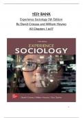 &ast;&ast;&ast;&ast;&ast;INSTANT DOWNLOAD&ast;&ast;&ast;&ast;&ast; Complete Test Bank Sociology in Modules 5th Edition by Schaefer Questions & Answers with rationales &lpar;Chapter 1-18&rpar; GRADED A&plus; Downloadable >PDF<