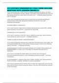 ATI CAPSTONE FUNDAMENTALS FINAL PAPER 2025&sol;2026 QUESTIONS WITH ANSWERS GRADED A&plus;