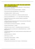 CREST CPSA EXAM FINAL PAPER 2025&sol;2026 QUESTIONS WITH ANSWERS GRADED A&plus;