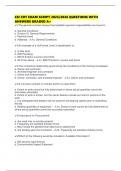CSI CDT EXAM SCRIPT 2025&sol;2026 QUESTIONS WITH ANSWERS GRADED A&plus;