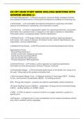 CSI CDT EXAM STUDY GUIDE 2025&sol;2026 QUESTIONS WITH ANSWERS GRADED A&plus;
