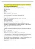 CSI CDT PROJECT REVISION EXAM 2025&sol;2026 QUESTIONS WITH ANSWERS GRADED A&plus;