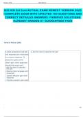 2025 HESI Exit Exam ACTUAL EXAM NEWEST VERSION 2025  COMPLETE EXAM WITH UPDATED 160 QUESTIONS AND  CORRECT DETAILED ANSWERS VERIFIED SOLUTIONS  ALREADY GRADED A&plus; GUARANTEED PASS 