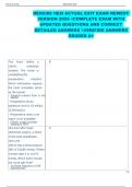 MEDSURG HESI ACTUAL EXIT EXAM NEWEST  VERSION 2025 COMPLETE EXAM WITH  UPDATED QUESTIONS AND CORRECT  DETAILED ANSWERS VERIFIED ANSWERS  GRADED A&plus;