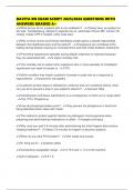 DAVITA RN EXAM SCRIPT 2025&sol;2026 QUESTIONS WITH ANSWERS GRADED A&plus;