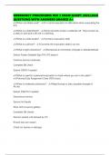 EMERGENCY PROCEDURES KSV 3 EXAM SCRIPT 2025&sol;2026 QUESTIONS WITH ANSWERS GRADED A&plus;