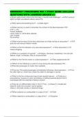 EMERGENCY PROCEDURES KSV 3 STUDY GUIDE 2025&sol;2026 QUESTIONS WITH ANSWERS GRADED A&plus;