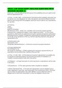 FISCAL LAW EXAM SCRIPT 2025&sol;2026 QUESTIONS WITH ANSWERS GRADED A&plus;
