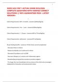 NURS 5432 FNP 1 ACTUAL EXAM 2025&sol;2026 COMPLETE QUESTIONS WITH VERIFIED CORRECT SOLUTIONS &vert;&vert; 100&percnt; GUARANTEED PASS <LATEST VERSION>