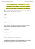 NUR 235 CARDIOLOGY FINAL EXAM 2025 ACTUAL EXAM COMPLETE EXAM QUESTIONS WITH DETAILED VERIFIED ANSWERS &lpar;100&percnt; CORRECT ANSWERS&rpar; ALREADY GRADED A&plus;