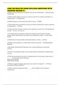 JAMF 100 PRACTICE EXAM 2025&sol;2026 QUESTIONS WITH ANSWERS GRADED A&plus;