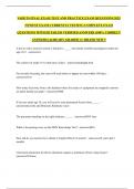 VADETS FINAL EXAM TEST AND PRACTICE EXAM QUESTIONS 2025 NEWEST EXAM CURRENTLY TESTING COMPLETE EXAM QUESTIONS WITH DETAILED VERIFIED ANSWERS &lpar;100&percnt; CORRECT ANSWERS&rpar; ALREADY GRADED A&plus; BRAND NEW&excl;&excl;