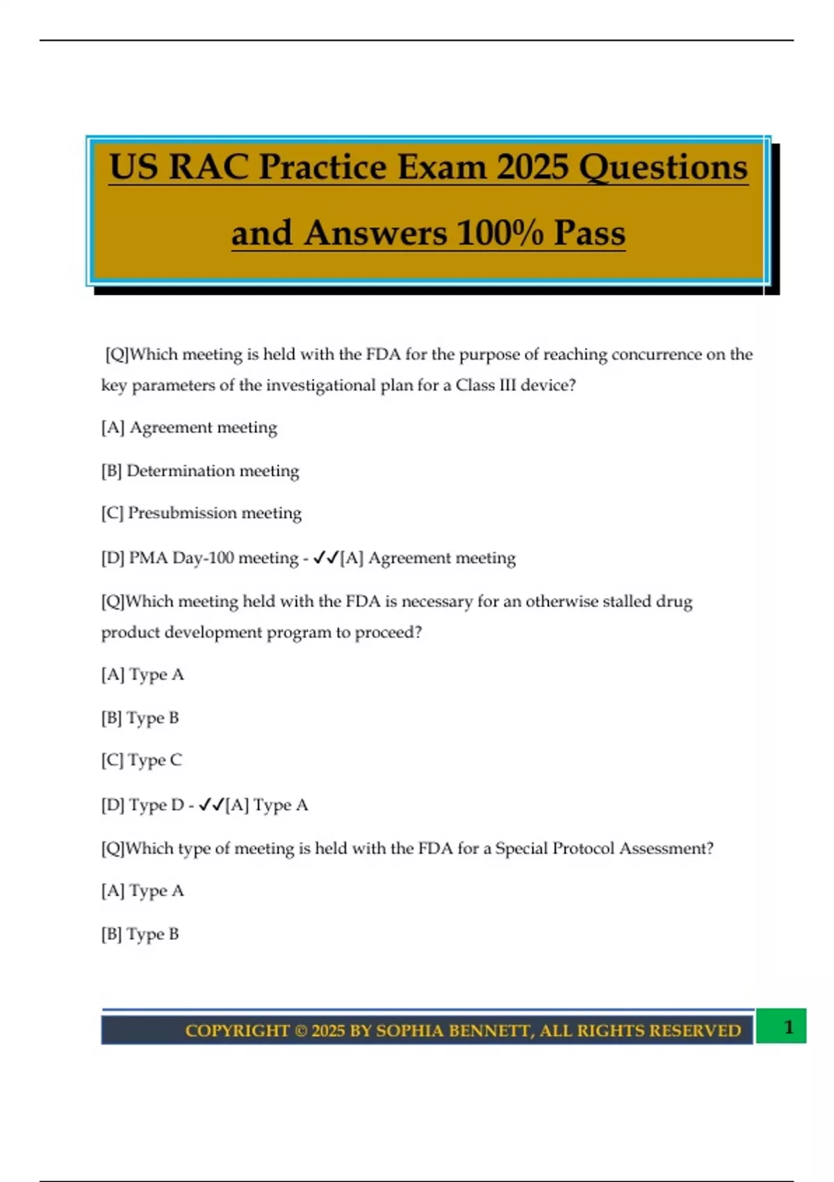 US RAC Practice Exam 2025 Questions and Answers 100% Pass - RAC Devices ...