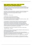 MAUI LIQUOR LICENSE FINAL PAPER 2025&sol;2026 QUESTIONS WITH ANSWERS GRADED A&plus;