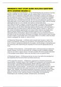MINNESOTA POST STUDY GUIDE 2025&sol;2026 QUESTIONS WITH ANSWERS GRADED A&plus;