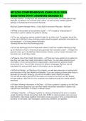 MYC200 COMPREHENSIVE EXAM 2025&sol;2026 QUESTIONS WITH ANSWERS GRADED A&plus;