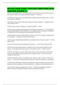 MYC200 EXAM SCRIPT 2025&sol;2026 QUESTIONS WITH ANSWERS GRADED A&plus;