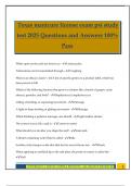 Texas manicure license exam psi study test 2025 Questions and Answers 100&percnt; Pass