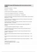 NUR1025C Exam 2 &lpar;289 Questions with Correct Answers&rpar; Latest Update&period;