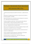 Walmart - Stormwater Exam Questions and Answers 100&percnt; Pass