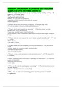 NOCTI PRE ENGINEERING MAIN EXAM TEST 2025&sol;2026 QUESTIONS WITH ANSWERS GRADED A&plus;