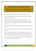 WGU School Law D017 Exam Questions and Answers 100&percnt; Pass
