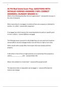 SC PSI Real Estate Exam Prep&period; QUESTIONS WITH DETAILED VERIFIED ANSWERS &lpar;100&percnt; CORRECT ANSWERS&rpar; &sol;ALREADY GRADED A&plus;