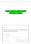 ATI CONTENT MASTERY SERIES MENTAL HEALTH QUESTIONS WITH COMPLETE ANSWERS