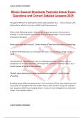 Illinois General Standards Pesticide Actual Exam Questions and Correct Detailed Answers 2025