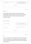 MENTAL HEALTH ATI MASTERY TEST 2 QUESTIONS WITH COMPLETE ANSWERS