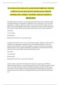 WGU D514 OA WGU D514 ACTUAL 2025 EXAM CURRENTLY TESTING COMPLETE EXAM QUESTIONS WITH DETAILED VERIFIED ANSWERS &lpar;100&percnt; CORRECT ANSWERS&rpar; ALREADY GRADED A&plus; BRAND NEW&excl;&excl;
