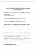 FINC 3610 FINAL EXAM DISMUKES EXAM QUESTIONS AND CORRECT ANSWERS&excl;&excl;