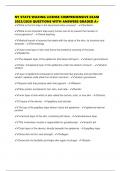 NY STATE WAXING LICENSE COMPREHENSIVE EXAM 2025&sol;2026 QUESTIONS WITH ANSWERS GRADED A&plus;