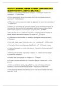 NY STATE WAXING LICENSE REVISION EXAM 2025&sol;2026 QUESTIONS WITH ANSWERS GRADED A&plus;
