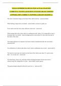 TEXAS COMMERCIAL RULES TEST ACTUAL EXAM 2025 CURRENTLY TESTING QUESTIONS WITH DETAILED VERIFIED ANSWERS &lpar;100&percnt; CORRECT ANSWERS&rpar; ALREADY GRADED A&plus;