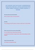 2025 NEWEST ASAP PACE EXAM &vert; COMPREHENSIVE EXAM WITH OVER 500&plus; ACTUAL QUESTIONS WITH THEIR CORRECT MARKING SCHEME ANSWERS&period; A&plus; GRADED