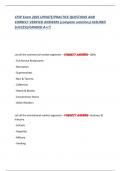 CFSP Exam 2025 UPDATE&sol;PRACTICE QUESTIONS AND  CORRECT VERIFIED ANSWERS &lpar;complete solutions&rpar; ASSURED  SUCCESS&sol;GRADED A&plus;&excl;&excl;&excl;