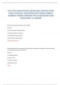 2025 TEST BANK FOR NIC KNOWLEDGE CERTIFICATION EXAM&period; OVER 500&plus; QUESTIONS WITH THEIR CORRECT MARKING SCHEME ANSWERS FOR GUARANTEED EXAM EXCELLENCE&period; A&plus; GRADED