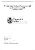 Onderzoeksnota 2 Statistiek Bestuurskunde 9&comma;2