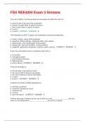FSU REE4204 Exam 3 Sirmans 
