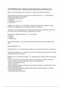 NUR 3065 Exam 1 Study Guide Questions and Answers&period;